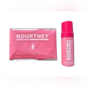 Kourtney Keller Instant Self-Tan Mousse Medium With Applicator Mitt